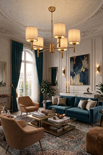 manogrup FLORİAN AVİZE - Modern Eskitme Salon ve Yatak Odası Aydınlatması