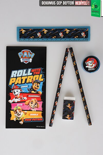 PAW PATROL X Dekomus Licensed Rescue Crew Collection 6-Piece Stationery Set N...