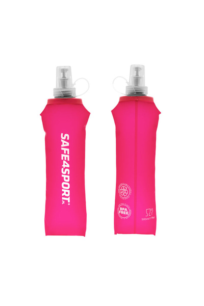 Safe4sport Bidon moale flexibil pentru apă, bidon de alergare, 500 ml