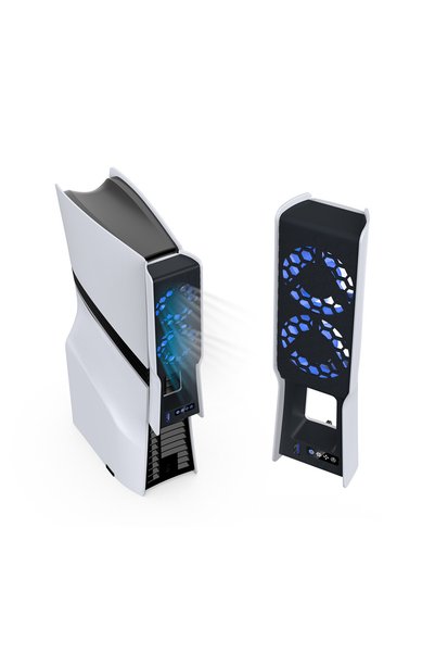 konsol plus PS5 Slim ve Pro Uyumlu 3 Kademeli Soğutucu Fan DOBE TP5-35159