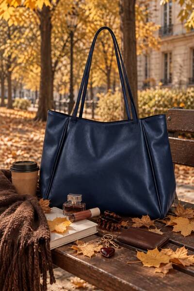 ValeriaBag Mira Kadın Büyük Omuz Çantası – Geniş Hacimli Günlük Shopper & Tot...