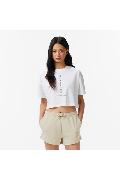 United4 United4 Regular Fit Women's White T-Shirt