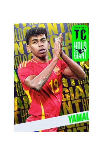 Panini Top Class 2025 Holo Giant Lamine Yamal Orijinal Futbolcu Kartı