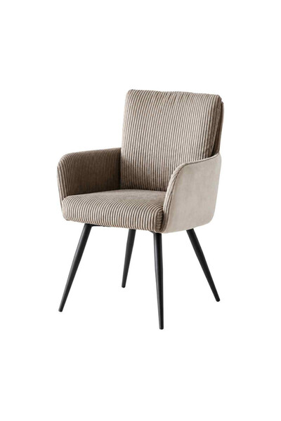 Palma homez كرسي مخمل بني 86×59×46 سم