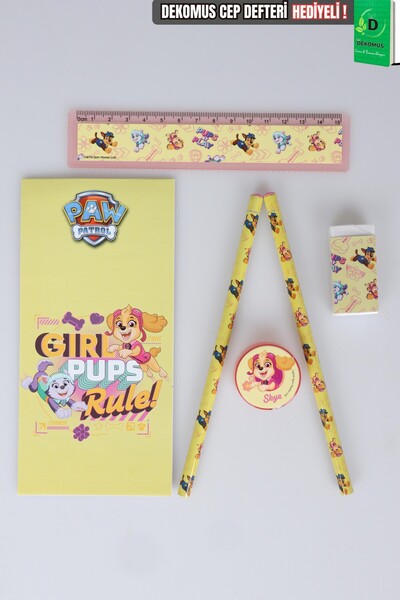 PAW PATROL x Dekomus licencirana kolekcija Pink Paws, set papirnate opreme od...