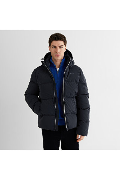 Gant Erkek Lacivert Regular Fit Fermuarlı Mont