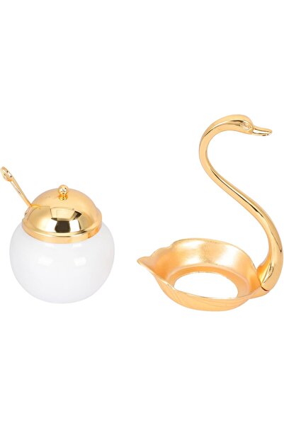 Luxshiny 1 Set Swan Sugar Bowl Terrarium Fogger Terrarium Container Salt Hold...