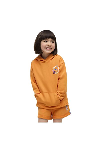 Puma 637624-90 X Dora Hoodie Kids Sweatshirt Orange