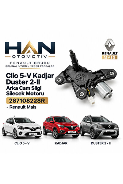 MAİS Renault Clio 5 Arka Silgi Silecek Motoru 287108228R