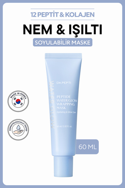 Dr. Pepti Peptide Water Glow Wrapping Mask | 10 Katmanlı Hyaluronik Asit 14 P...