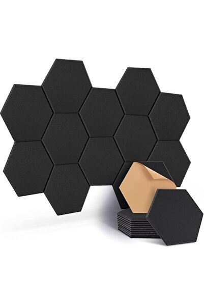 VUCATIN Sound Absorbing Board,12PCS High Density Sound Proof Foam Panels,Prem...