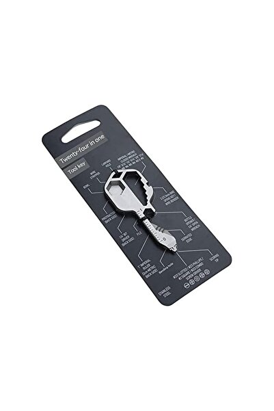 The Bros 24-in-1 Stainless Steel Pocket Multitool, Key Multitool Keychain, Po...