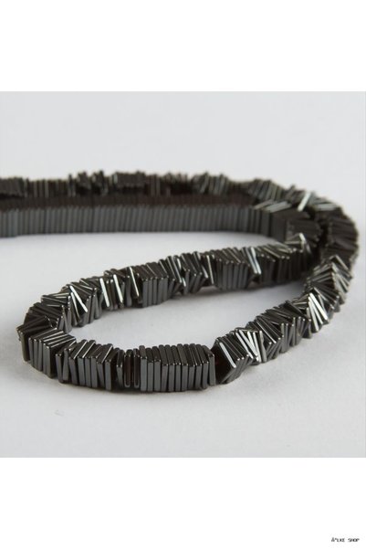 ZERO LAND Ilkestor Hematite Thin Square Stone 6 (162220) mm Anthracite