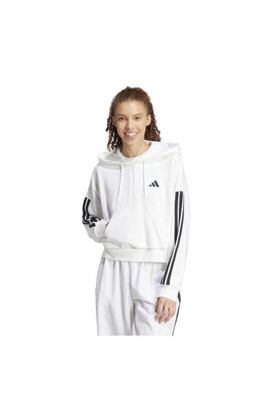adidas Jn1948-K W 3S ft Qz Hd Women's Sweatshirt White