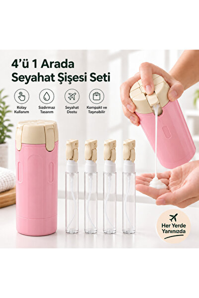 PİYATECH Travel Kit - Makeup Serum Toothpaste Shampoo Hand Cream Travel Box -...