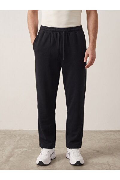 PANDO CASUAL WEAR Erkek Düz Paça Rahat Kesim Penye Comfort Jogger Eşofman Altı