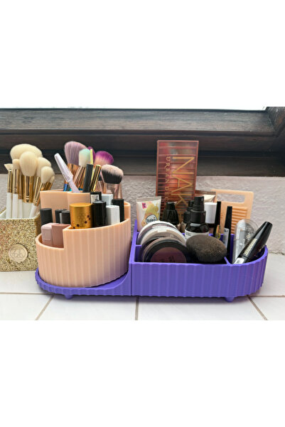 DU&ER 360 °   Rotating Makeup Organizer – Lipstick, Makeup Brush, Skincare, a...