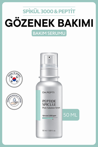 Dr. Pepti Peptide Spicule Pore Solution Serum | 3000 ppm Spikül Retinol 25 Pe...
