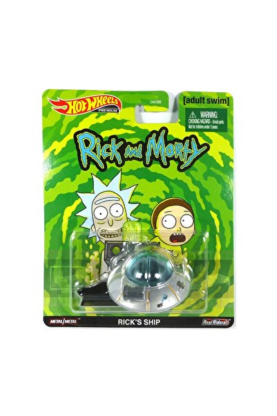 HOT WHEELS Mașină metalică premium, Nava lui Rick, Rick și Morty, GJR47, 1:64...