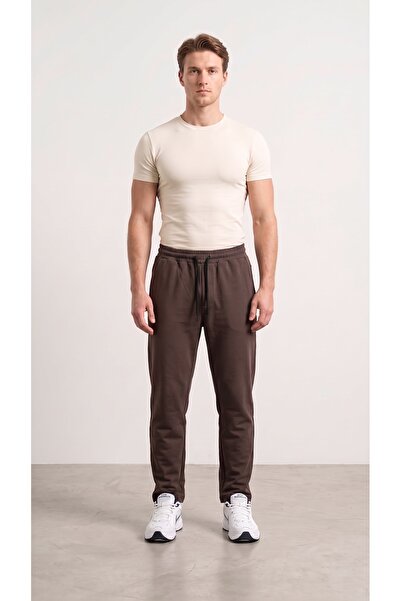 PANDO CASUAL WEAR Erkek Düz Paça Rahat Kesim Penye Comfort Jogger Eşofman Altı