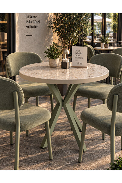 Genel Markalar MUTFAK CAFE BALKON BAHÇE RESTORAN YEMEK MASASI 70X70 ( KALINLA...