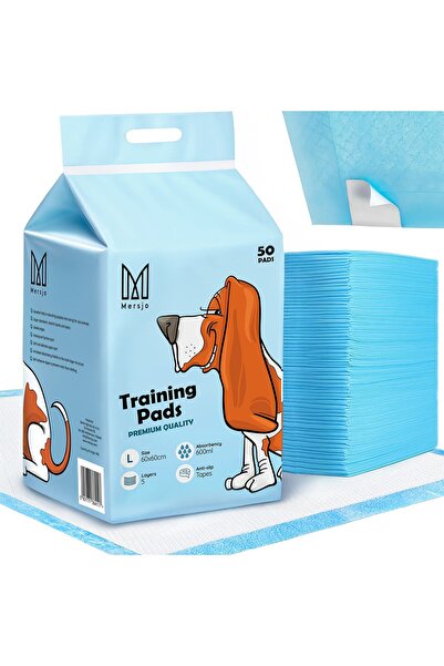 Mersjo Tampoane igienice pentru animale L 60x60 (50 buc.)
