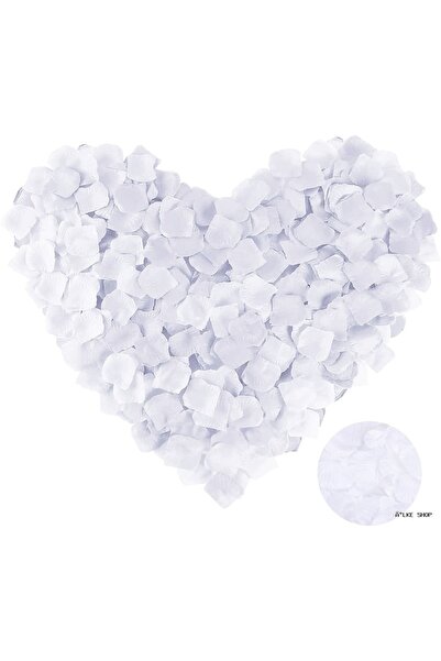 ZERO LAND Ilkestor White Color Rose Petal Shaped Confetti 1 Pack (182930) 100...