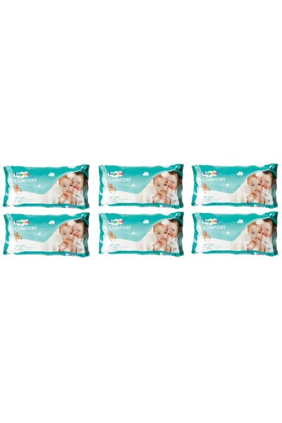 lupilu Șervețele umede Comfort Baby, pachet mare 6x80, 480 bucăți
