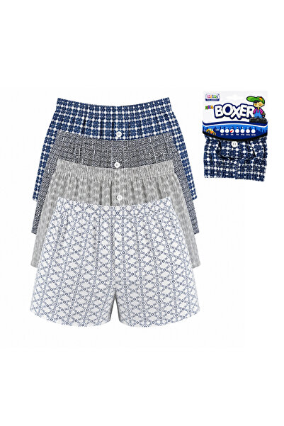 Öztaş Underwear Erkek Çocuk Penye Boxer Tekli Paket