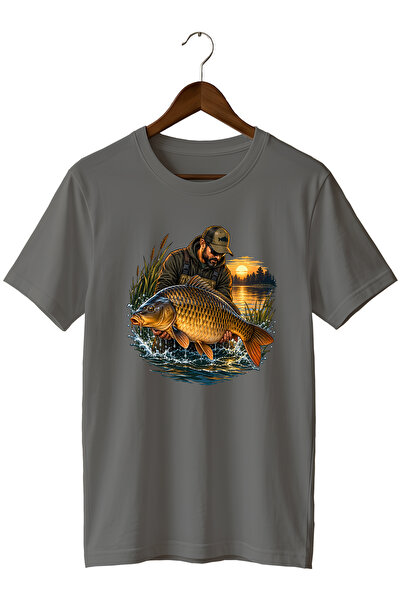 The Baski Widi Collection Μπλουζάκι Unisex με στάμπα Ψάρια και Ψαράδες – Κοντ...