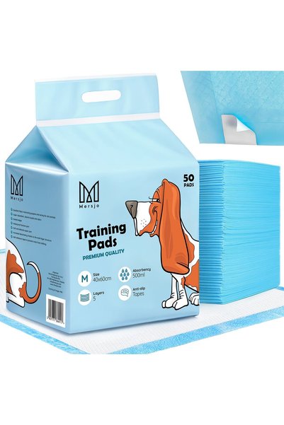 Mersjo Tampoane igienice pentru animale M 40x60 (50 buc.)