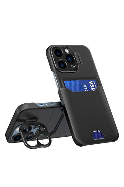 HQ WEAR Husă cu slot pentru carduri HQWear din piele cu funcție de stand pent...