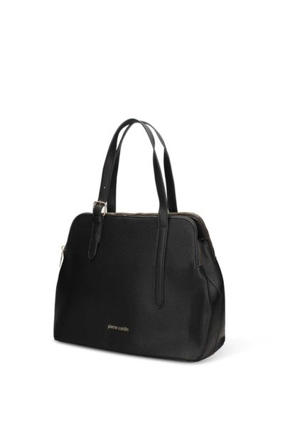 Pierre Cardin , Geanta de piele ecologica cu bareta de umar Lisandra Nova, Negru