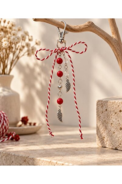 RED WHISPER CHARM | Doğal Taş El Yapımı Çanta Charmı