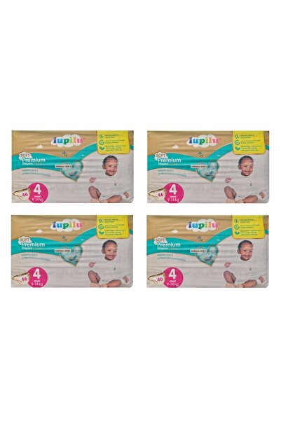 OEM Scutece LUPILU Derma Soft Premium Mega Pachet, Mărimea 4, 9-14 kg, 184 bu...