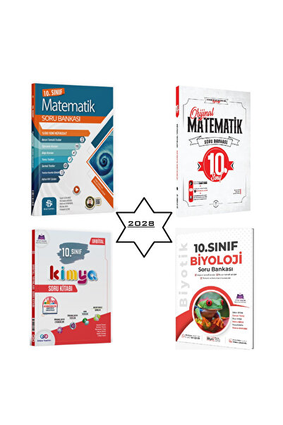 Orijinal Yayınları 10. Sınıf Orijinal Matematik +Bilgi Sarmal Fizik-Orbital K...