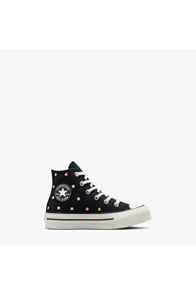 Converse Siyah Kız Çocuk Kanvas Yürüyüş Ayakkabısı A12609C.001-CHUCK TAYLOR A...