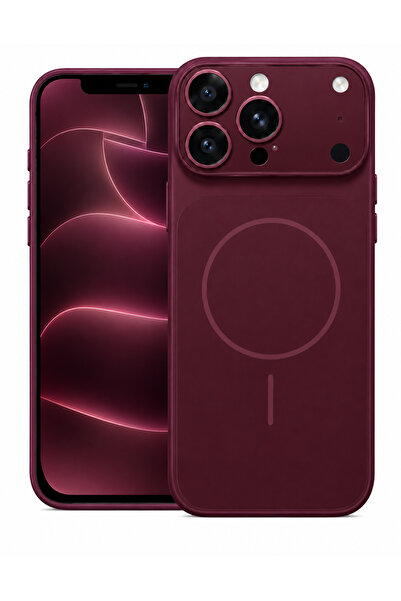 Generic Brand converter case for iphone 17 pro max to 18 pro max (burgundy)