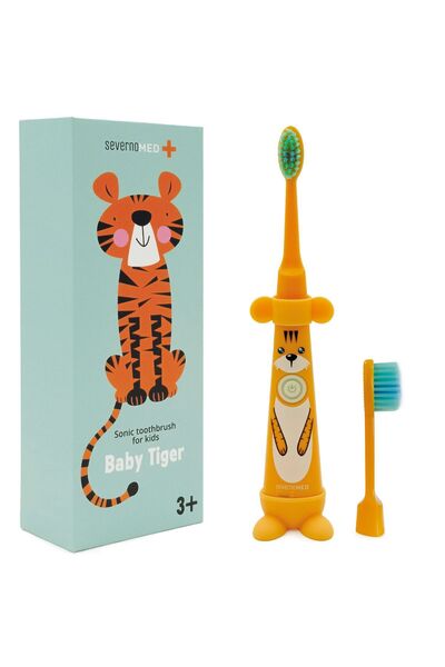 Other Periuță de dinți electrică sonică pentru copii 3-12 ani BABY TIGER + 2 ...