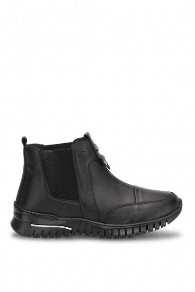 Voyager 26Ksrrz1029 Women's Genuine Leather Chelsea Boots Black