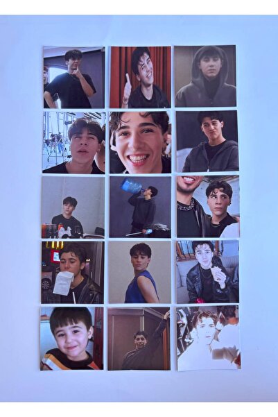 Crush grubu Efe Şan komik 15'li kesilmiş 5x5 sticker seti