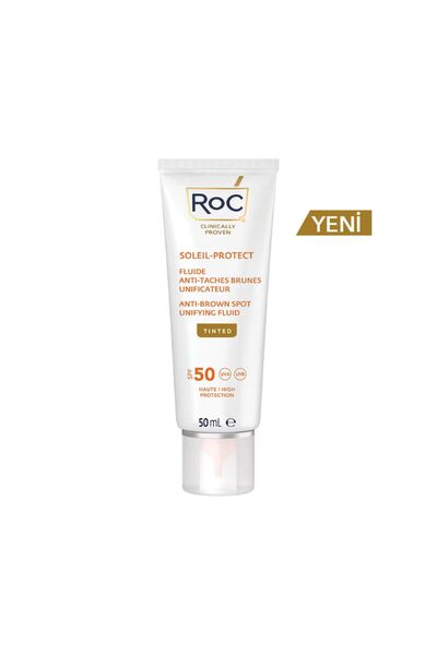 Roc C Vitaminli Leke Karşıtı ve Ton Eşitleyici Yüz Güneş Kremi SPF50 50 ml