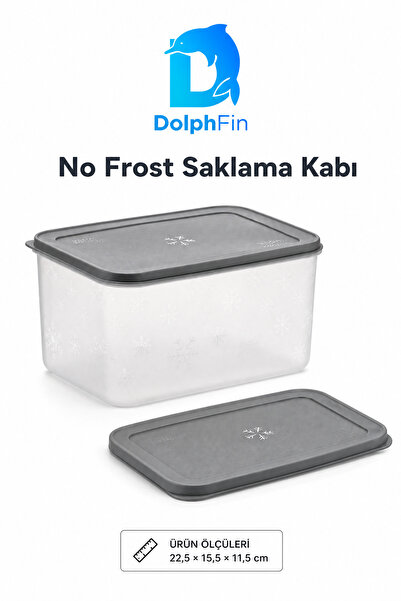 DolphFin No Frost Storage Container 3150 ml Black