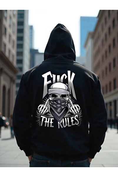 ship master Φούτερ Unisex Ninja Masked 3 Thread O oversized K με κουκούλα - W...