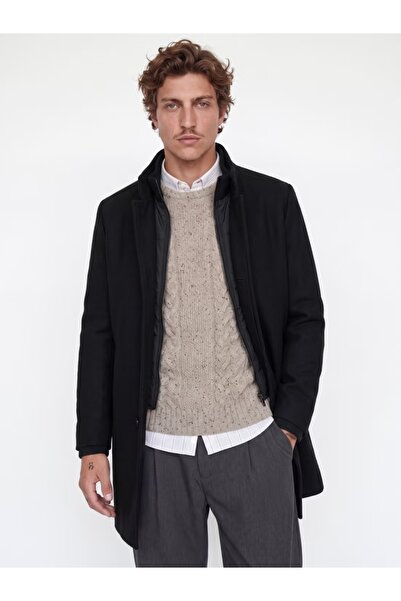 Jack & Jones Ανδρικό Παλτό από Μάλλινο Μείγμα, Διπλό Κούμπωμα