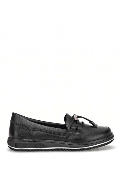 Voyager 26Ksrrz1027 Women's Genuine Leather Casual Shoes Black