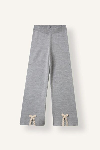 DeFacto Wide Leg Fiyonklu Triko Pantolon Kız Çocuk (26 AU)