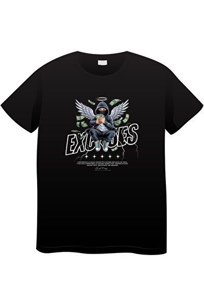 OEM Tricou bărbați Made By Money Hustle Society, negru, M