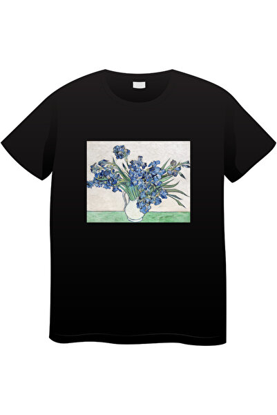 OEM Tricou bărbătesc Made By Art Paint, Colecție de artă iconică, negru, L
