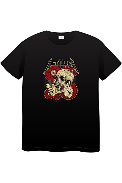 OEM Tricou vintage de muzică rock pentru bărbați, Colecție rock iconică, negr...